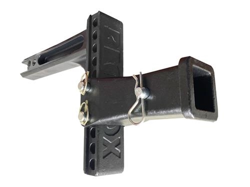 Blue Ox BX88340 Adjustable Drop Hitch Receiver Adapter, 2'' Receiver, 8'' Rise/Drop, 10,000 Lbs Questions & Answers