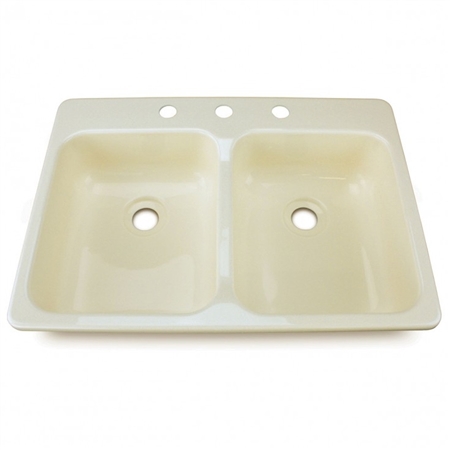 Lippert 209401 Better Bath RV Double Kitchen Sink - Parchment Questions & Answers