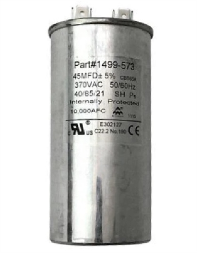 Coleman Mach 1499-5731 Air Conditioner Run Capacitor - 45 MFD Questions & Answers