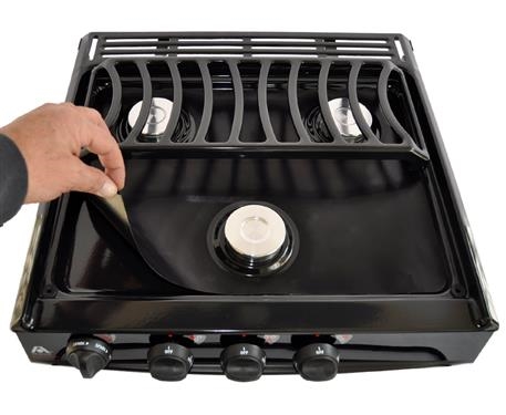 Stove Wrap SWRV300 Stove Top and Oven Protector For Atwood/Dometic Triangle 3-Burner, Black Questions & Answers