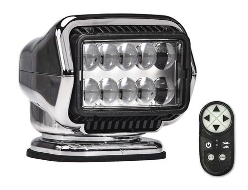 Golight 30064ST Stryker ST Permanent LED Search Light With Hand-Held Remote, Chrome Questions & Answers