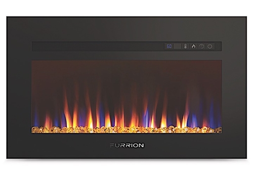Furrion FF30SC15A-BL Recessed Electric Fireplace With Crystals, 30'' Questions & Answers