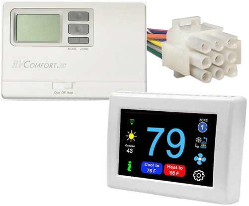 Micro-Air ASY-354-X02-C EasyTouch RV 354C Touchscreen Thermostat With Bluetooth - White Questions & Answers