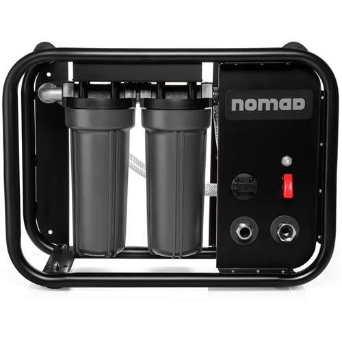 Does the Clearsource Nomad system come with pump and battery? Please provide specs