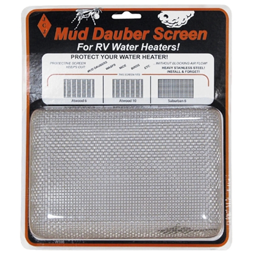 JCJ W-100 Mud Dauber Screen For Atwood 6 & 10 Gallon Water Heaters Questions & Answers