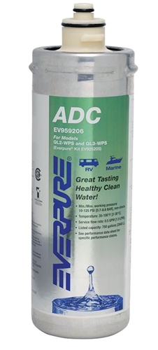 Everpure EV959206 ADC Quick Change RV Water Filter Cartridge will this work in replace of the 3m 5592426 replacemen