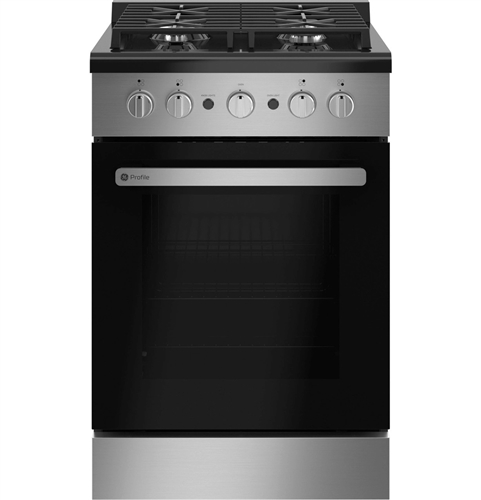 GE Profile 24'' Free-Standing RV Gas Range Oven, Stainless Steel/Black Matte Questions & Answers