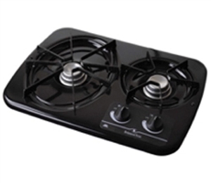 What the cover price and dimensions for two-burner drop in cooktop