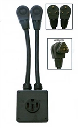 Looking for an adaptor that will plug into both 15amp plugs in my generator with 30 amp out put...will this work ?