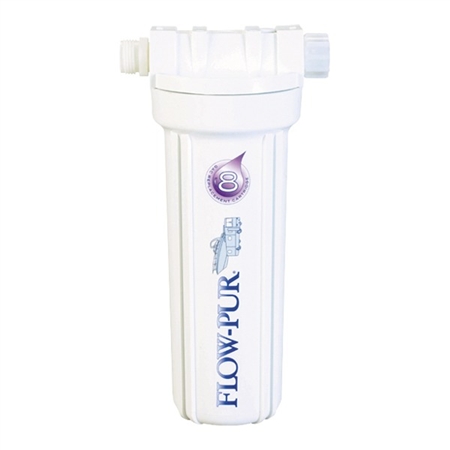 Does the flo pur 10” canister single filter system filter out sodium from a water softener?