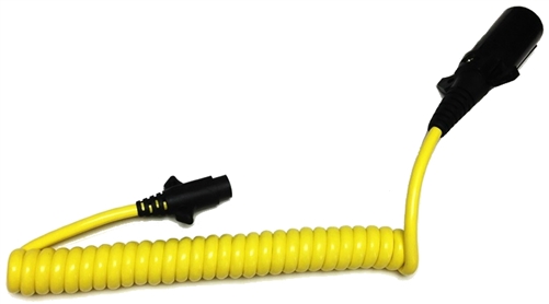 HitchCoil 95-12578-02 7-Way Round Female To 4-Way Round Female - 3 Ft - Yellow Questions & Answers