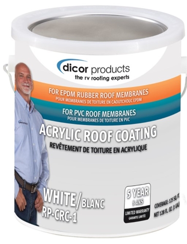 Dicor Acrylic RP-CRC-1 EPDM Coating White 1 Gallon - Part 2 Questions & Answers