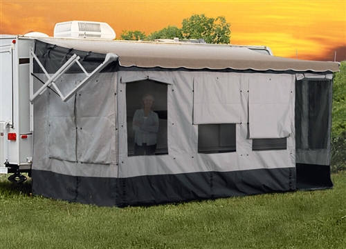have 2000 palomino 20' with a 13 foot awning will this fit and does this also include awning or just room