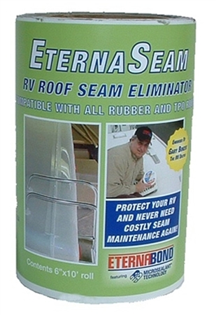 Eternabond EternaSeam RV Roof Seam Eliminator, 6'' x 10', White Questions & Answers