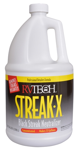 RVTECH STREAKXGAL STREAK-X Black Streak Remover - 1 Gallon Questions & Answers