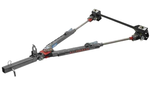 does the roadmaster  falcon 2 all terrain tow bar come with safety cables?