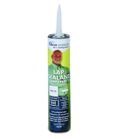 Dicor 505LSW-1 White Rubber Roof Lap Sealant - HAPS Free Self Leveling Questions & Answers