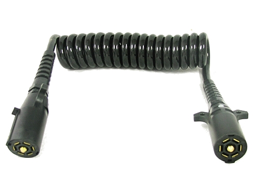 HitchCoil 95-12806-05 Coiled Cable 7-Wire RV 7-Blade To 7-Wire RV 7-Blade - 5 Ft Questions & Answers