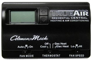 Colman Mach p/n 6535-344 : Fan mode "AUTO" /  Thermostat "Elec Heat" / Fan Speed: "Hi" .....