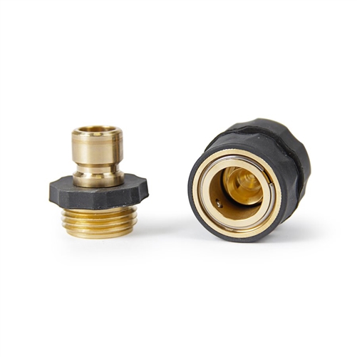 Camco 20135 Quick Hose Connect with Auto Shutoff Valve - Brass Questions & Answers