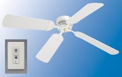 Is this RV ceiling fan a two wire install?