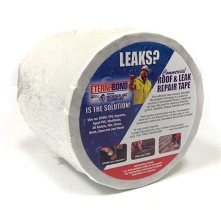 Eternabond RoofSeal UV Stable RV Roof And Leak Repair Tape, 6'' x 50', White Questions & Answers