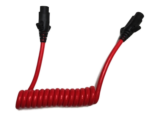 HitchCoil 95-12489-01 4-Way Round Female To 4-Way Round Female Coiled Cable - 6 Ft - Red Questions & Answers