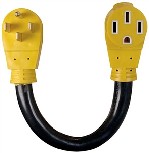 Camco 55215 Power Grip Extender Cord - 50 Amp - 18'' Questions & Answers