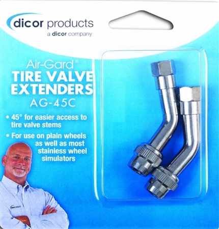 Dicor AG-45C Air-Gard 45 Degree Front Tire Valve Extenders Questions & Answers