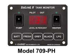 Does the Garnet 709-PH have sensors for all applications?
