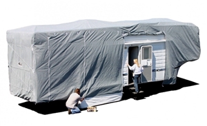 HOW DO YOU MEASUE FOR CORRECT SIZE FOR A ADCO FIFTH WHEEL COVER?  I HAVE ROCK WOOD ULTRA LITE 28 FT IS THIS THE RIGHT SIZE?