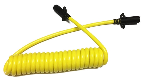 HitchCoil 95-12489-02 4-Way Round Female To 4-Way Round Female - 6 Ft - Yellow Questions & Answers