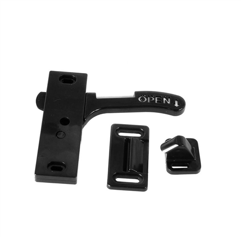 How do I determine if I need a left-hand or a right hand screen door latch?