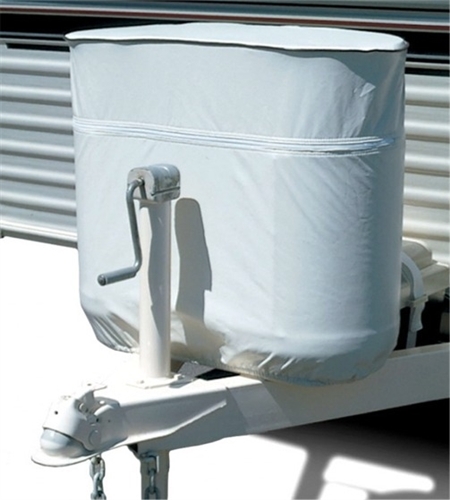 ADCO RV Propane Tank Vinyl Weatherproof Cover For Double 20 Lb Tanks, Polar White Questions & Answers