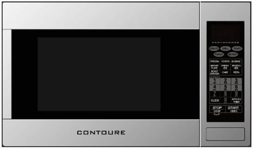 Can the rotation be turned off for baking in the Contoure RV-190S-CON microwave?