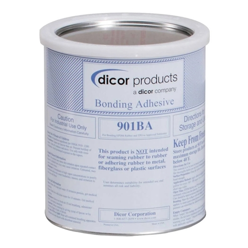 Dicor 901BA-1 Water-Based EPDM/TPO RV Roof Bonding Adhesive, 1 Gallon Questions & Answers