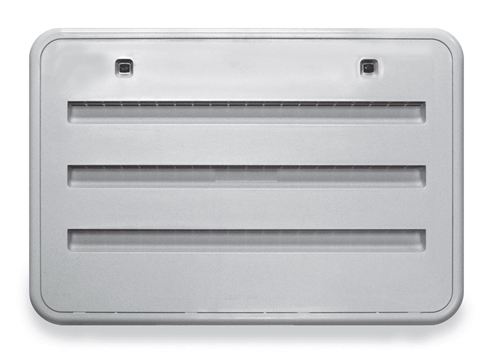 Does the vent door have a piano hinge as indicated?