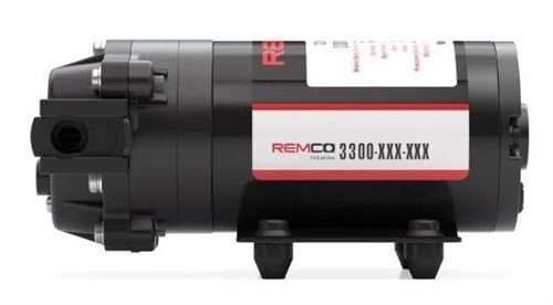 Remco 90-3313-2E1-82B-SB Professional Grade 3300 Series 2.2 GPM, 60 PSI, Bypass, 12V Sprayer Pump, 3/4'' QA Female Ports Questions & Answers
