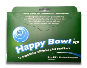 What dimensions are the Happy Bowl HB1212-MP Toilet Bowl Liners?