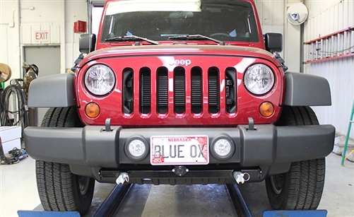 Blue ox said that BX1126 would fix a 2017 Jeep Wrangler but I don't see how, instructions please