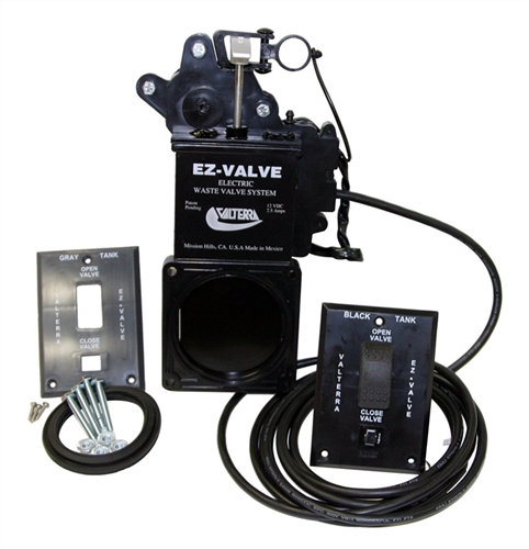 Does the Bladex EZ Electric Waste Valve System have to be mounted vertically, like the Drainmaster valves, or is horizontal mounting okay?