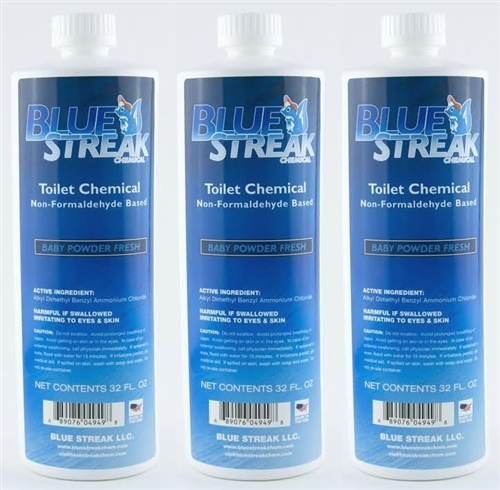 Blue Streak RVUDBSCP RV Toilet Chemical - 3 Pack Questions & Answers
