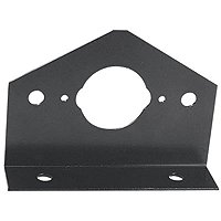 Black Epoxy Coated Mounting Bracket For 4, 5 And 6 Pin Receptacles Questions & Answers