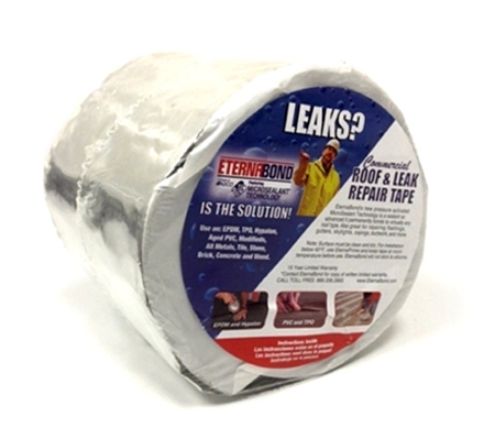 Eternabond AlumiBond Aluminum Backed Roof And Leak Repair Tape, 6'' x 50' Questions & Answers