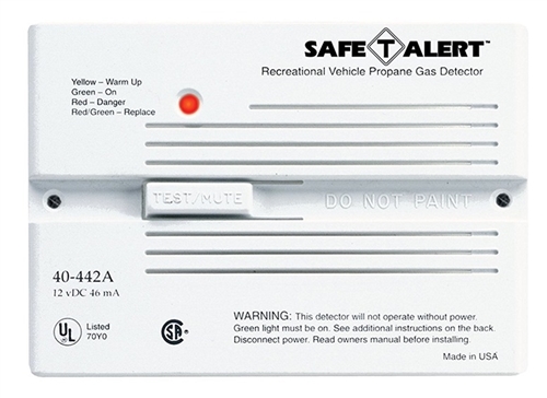 Safe-T-Alert 40 Series Propane/LP RV Gas Detector - Flush Mount - White Questions & Answers