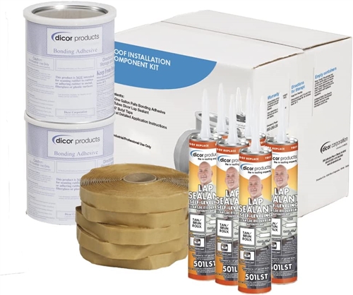 Is the lap sealant provided in this kit the self-leveling sealant?
