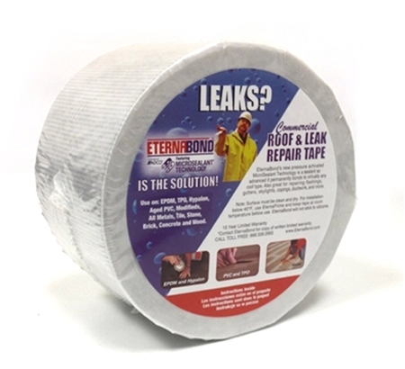 Eternabond WebSeal MicroSealant Polyester Roof And Leak Repair Tape, 4'' x 25' Questions & Answers