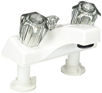 Does this this faucet also work for lav sinks? How long is the spout and does the pull up handle work the sink plug