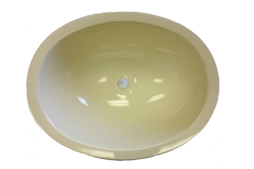 LaSalle Bristol 16166PP Single Oval Drop-In Sink - 13-1/2'' x 10-1/8'' - Parchment Questions & Answers