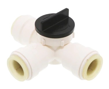 Will this 3 way TEE valve fit on 1/2 inch PEX